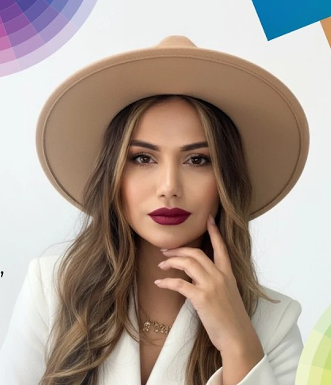 Débora Zago, cabeleireira especialista em colorimetria
