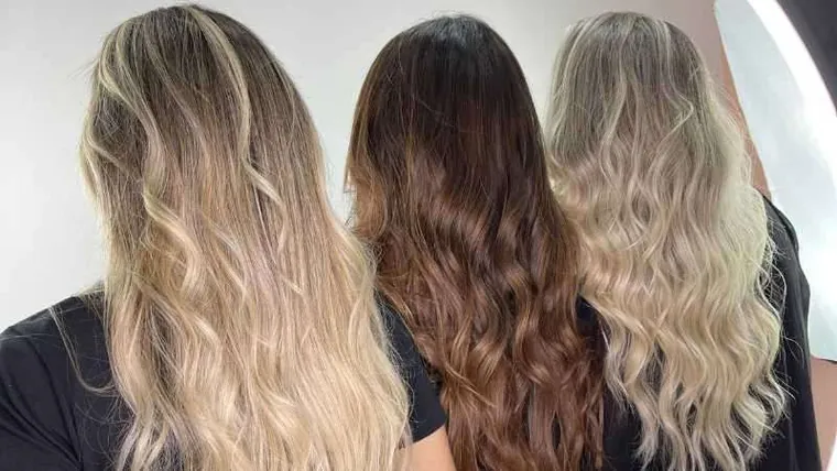 Antes e depois: a cor desejada pela cliente